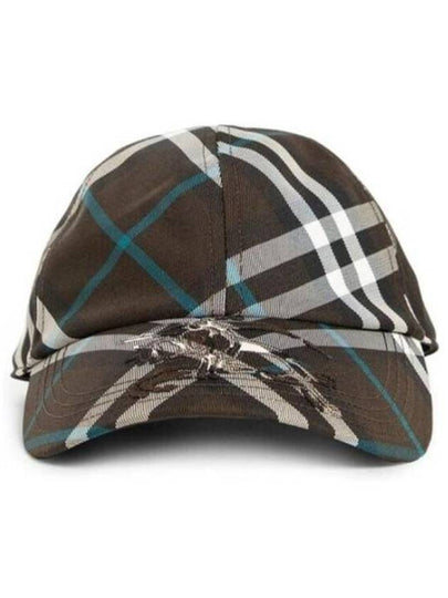 Check Ball Cap Green - BURBERRY - BALAAN 2