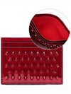 Chios Spike Card Wallet Red - CHRISTIAN LOUBOUTIN - BALAAN 2