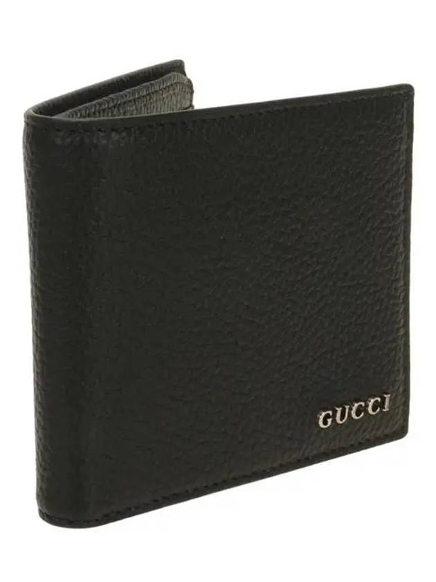 Men's Logo Half Wallet Black - GUCCI - BALAAN 3