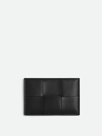 Intrecciato Cassette Card Wallet Black - BOTTEGA VENETA - BALAAN 2