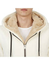 Classic Bunny Zip Up Hoodie Beige Lining White - MOOSE KNUCKLES - BALAAN 9