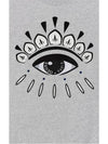 Big Eye Motif Sweatshirt Grey - KENZO - BALAAN 5