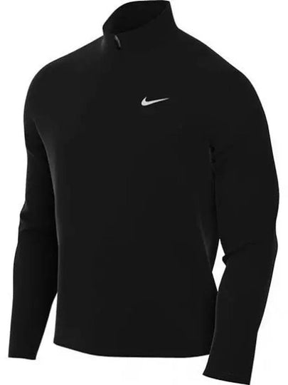 Men's Dry Fit Pacer Half Zip Long Sleeves T Shirt Black - NIKE - BALAAN 2