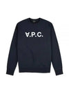 VPC Logo Crew Neck Sweatshirt Navy - A.P.C. - BALAAN 2