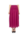 Tinoa Elastic Linen Long A-Line Skirt Purple - VANESSA BRUNO - BALAAN 2