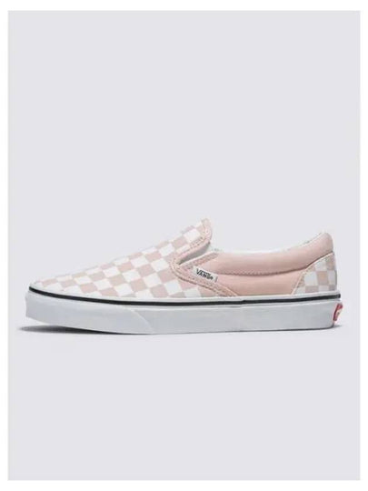 Classic Theory Checkerboard Slip-On Pink - VANS - BALAAN 2