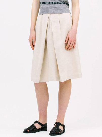 one pleats midi skirt_oatmeal - JUN BY JUN K - BALAAN 2