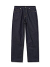 Semi-wide raw denim pants INDIGO - WEST GRAND BOULEVARD - BALAAN 1