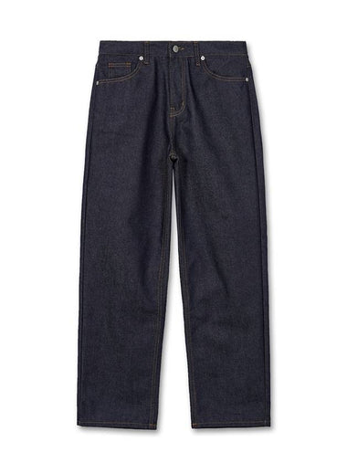 Semi-wide raw denim pants INDIGO - WEST GRAND BOULEVARD - BALAAN 1