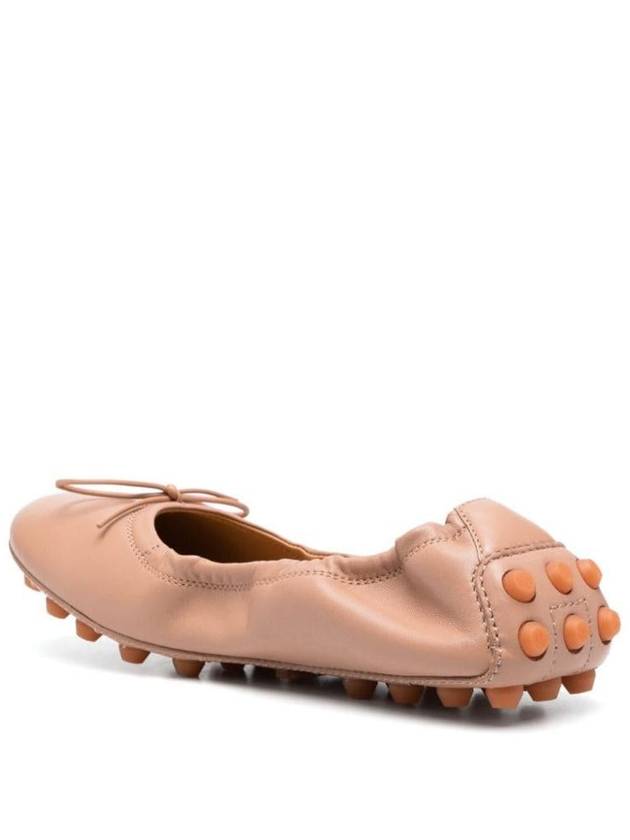 Leather Bubble Ballerina Pink - TOD'S - BALAAN 4