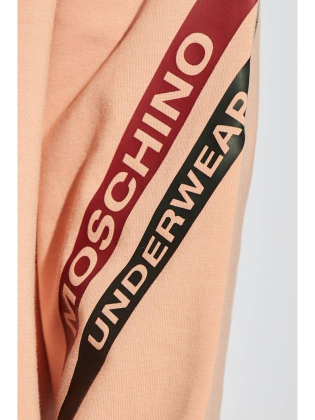 Moschino Sweatshirt From The Underwear Line, Women's, Pink - MOSCHINO - BALAAN 5