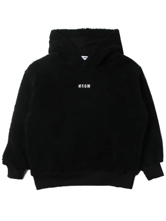 Kids Women s Logo Embroidered Wool Hoodie MS029278 110 - MSGM - BALAAN 2