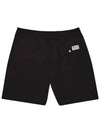 Embroidered Logo Drawstring Swim Shorts Black - POLO RALPH LAUREN - BALAAN 4