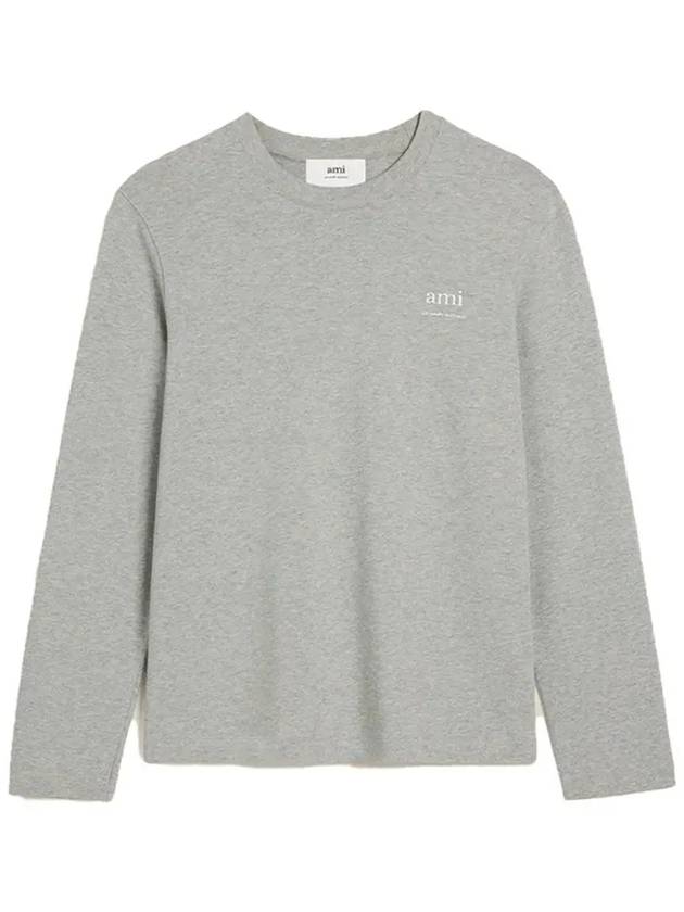 Alexandre Mattiussi Long Sleeve T-Shirt Grey - AMI - BALAAN 3