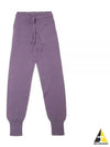 ORB Logo Drawstring Knit Leggings Lavender - VIVIENNE WESTWOOD - BALAAN 2