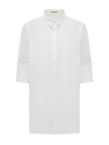 Shirt J05DL0005J45001 100 OPTIC WHITE - JIL SANDER - BALAAN 1