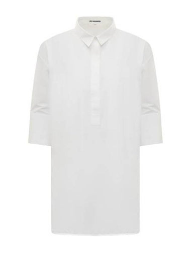 Shirt J05DL0005J45001 100 OPTIC WHITE - JIL SANDER - BALAAN 1