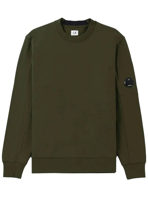 Diagonal Raised Fleece Lens Sweatshirt Ivy Green - CP COMPANY - BALAAN 2