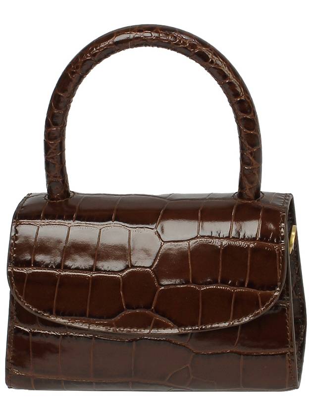 Croco Embossed Mini Bag 18FWMINANEDSMA NE NUTELLA BFB001 - BY FAR - BALAAN 1