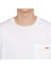 Logo Patch Short Sleeve T-Shirt White - ACNE STUDIOS - BALAAN 6