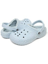 Winter clog Baya lined fur shoes mineral blue 205969 4JZ - CROCS - BALAAN 5