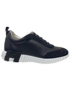 Bouncing Leather Low Top Sneakers Noir - HERMES - BALAAN 2