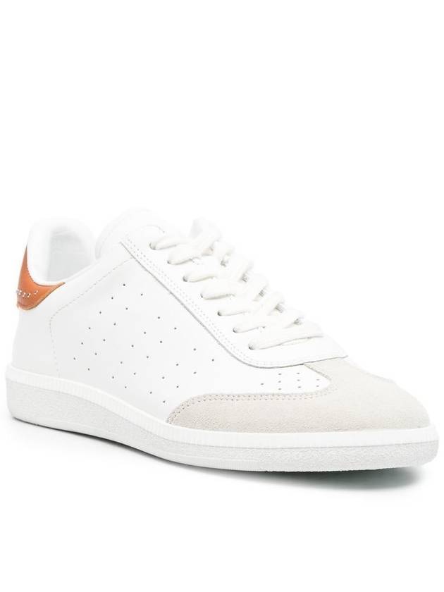 Bryce Low Top Sneakers White Brown - ISABEL MARANT - BALAAN 2