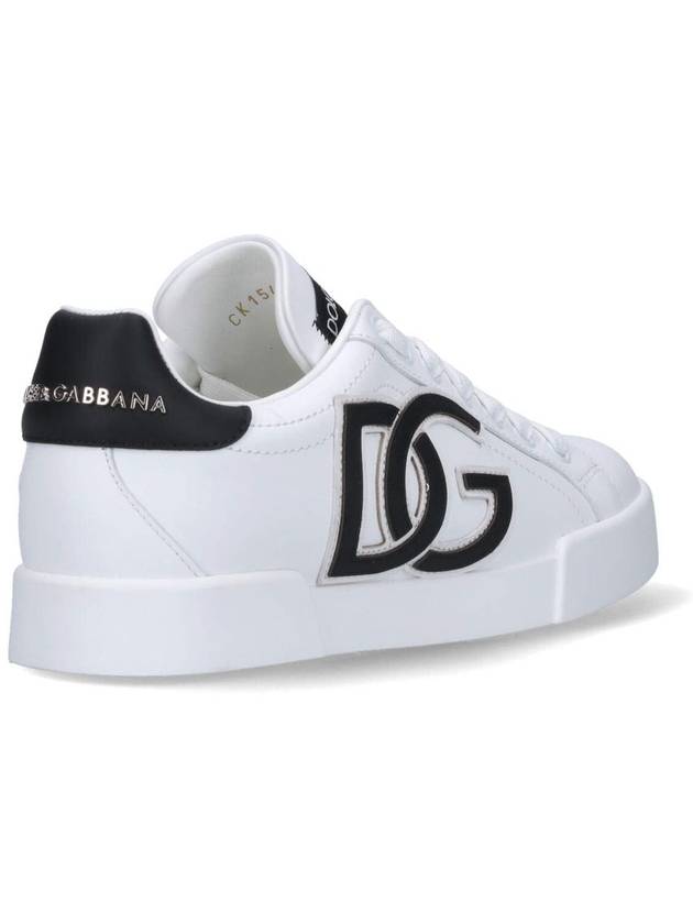 DG Logo Portofino Low Top Sneakers White - DOLCE&GABBANA - BALAAN 5