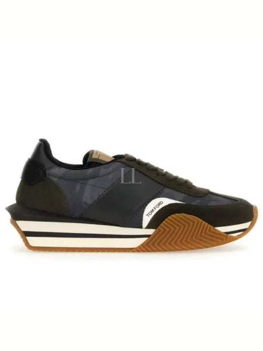 Men's James Low Top Sneakers Black - TOM FORD - BALAAN 2