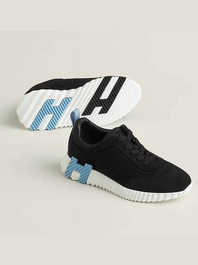 Bouncing Low Top Sneakers Black - HERMES - BALAAN 2