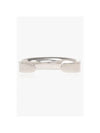 FERRAGAMO engraved logo silver tone cuff bracelet 760629 BR FOSS 2 0 PALLADIO - SALVATORE FERRAGAMO - BALAAN 5