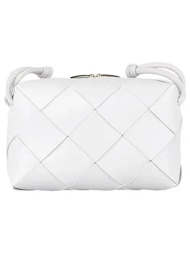 Cassette Intrecciato Small Cross Bag White - BOTTEGA VENETA - BALAAN 2