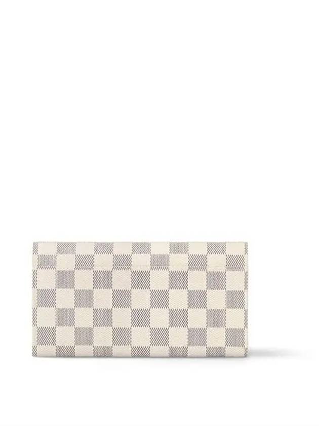 Women's Sarah Damier Azur Long Wallet Ivory - LOUIS VUITTON - BALAAN 6