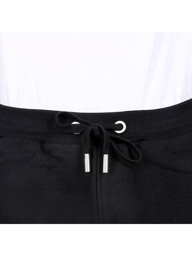 Organic Cotton Fleece Shorts Black - AMI - BALAAN 7