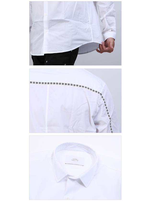 99 Button Down Shirt SLA M1862BD WHT - STAMPD - BALAAN 5