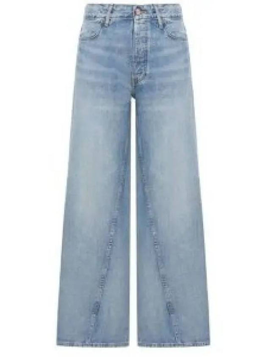 Women's Jozey Wide Jean Light Blue - GANNI - BALAAN 2