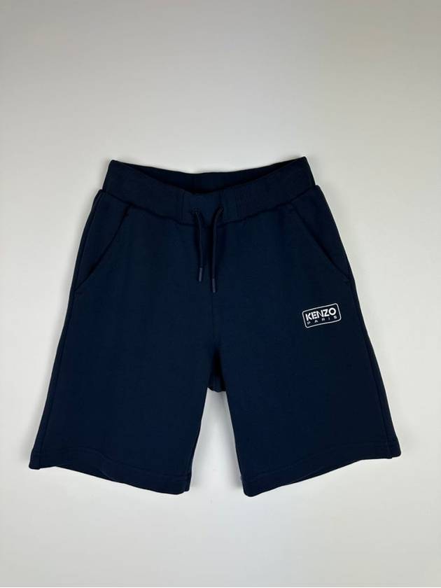 Kids Sweat Shorts K60305 Navy 8 12A - KENZO - BALAAN 1