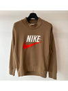 NSW Trend Over Sweatshirt Dark Driftwood - NIKE - BALAAN 2