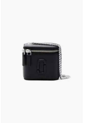 Leather J Marc The Mini Vanity Bag Black MBACW24007BKX - MARC JACOBS - BALAAN 1