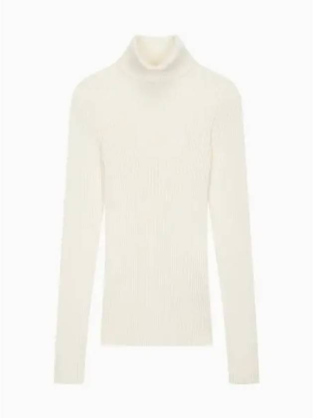 JEANS Women s Essential Turtleneck Pullover Sweater Ivory J224945YBI - CALVIN KLEIN - BALAAN 2