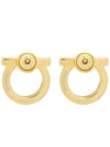 Gancini Earrings Gold - SALVATORE FERRAGAMO - BALAAN 6