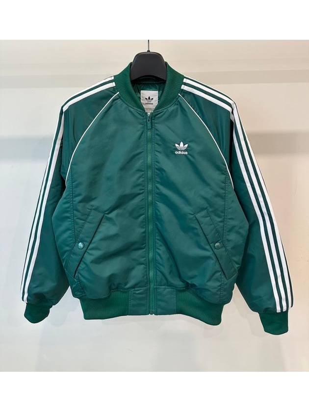 Premium Collegiate Varsity Bomber Jacket Green - ADIDAS - BALAAN 2