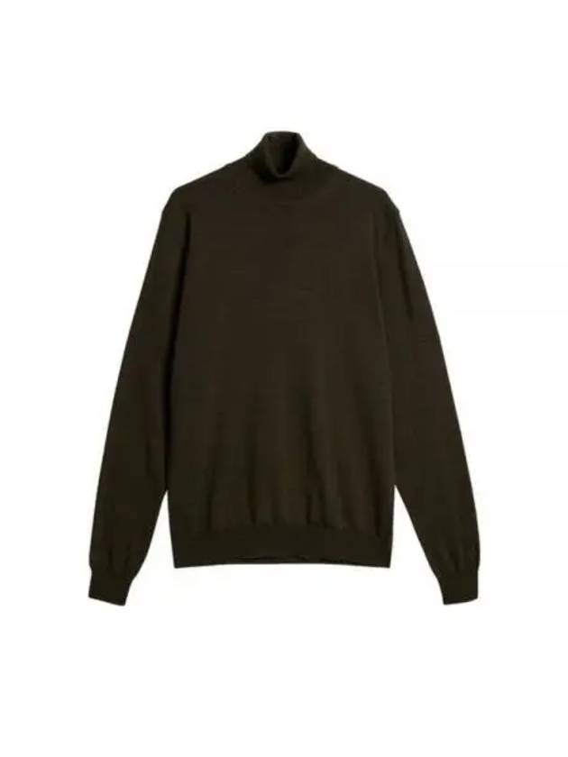 Lyd Merino Wool Turtleneck Forest Green - J.LINDEBERG - BALAAN 2