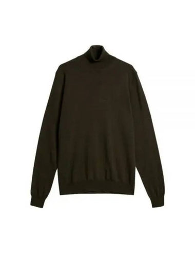 Lyd Merino Wool Turtleneck Forest Green - J.LINDEBERG - BALAAN 1