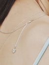 Basic Layered Chain Necklace Silver - POPPI - BALAAN 4