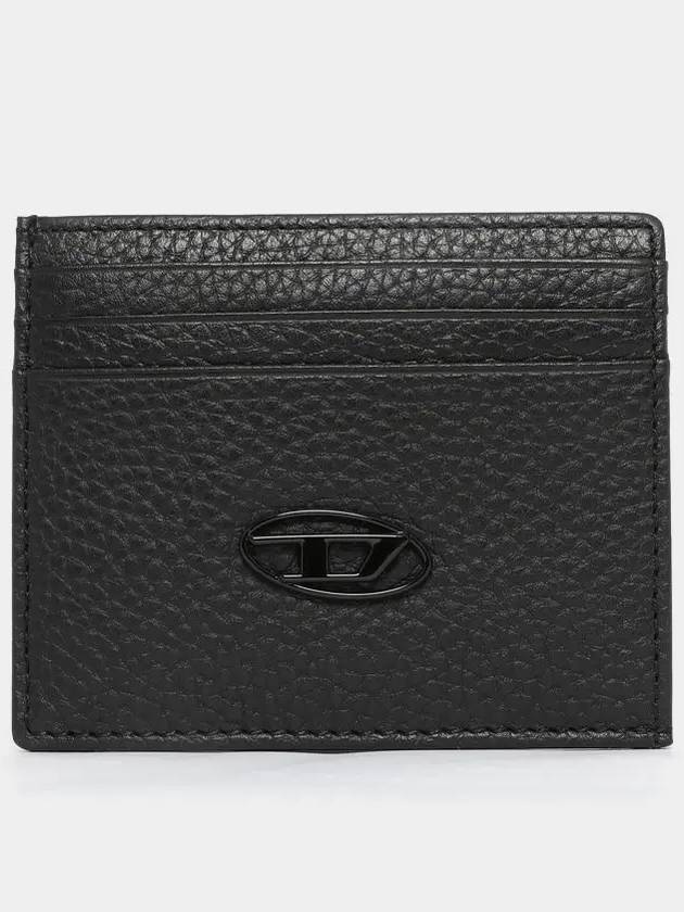 Johnny D Logo Card Wallet Black - DIESEL - BALAAN 2