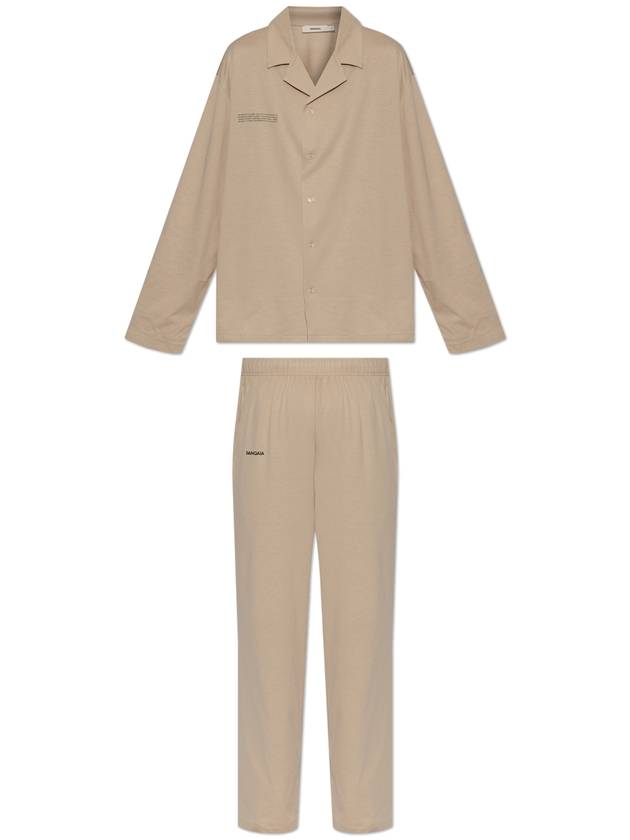 Pangaia Pyjama With Logo, Women's, Beige - PANGAIA - BALAAN 1