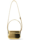 1DR Mirrored Leather Shoulder Bag Gold - DIESEL - BALAAN 5