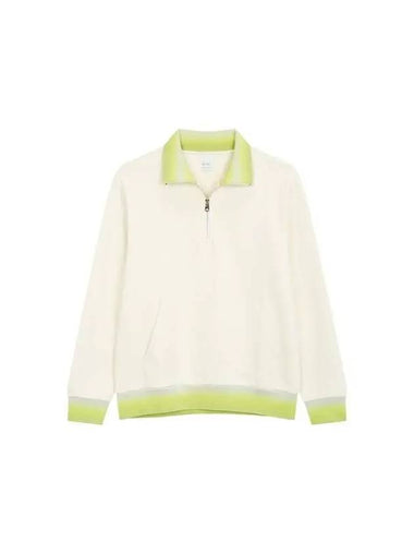 Color combination Shibori half zip up sweatshirt beige 270852 - PAUL SMITH - BALAAN 1