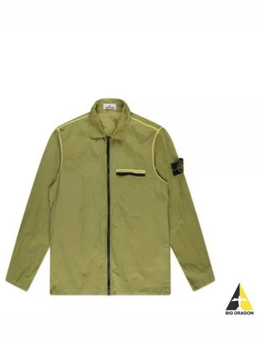 Nylon Metal Econyl Regenerated Zip-Up Jacket Yellow - STONE ISLAND - BALAAN 2